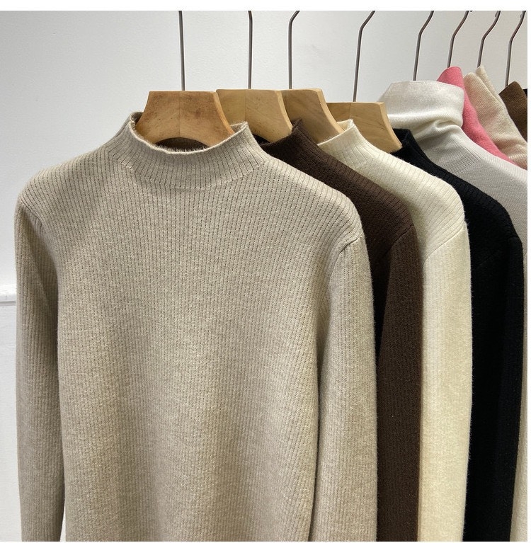 ÁO LEN LÓT LÔNG DÀI TAY 5 MÀU NỮ THU ĐÔNG