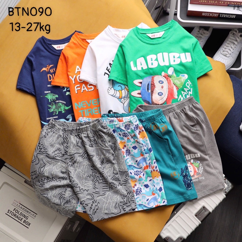 BỘ ĐÙI COTTON BÉ TRAI