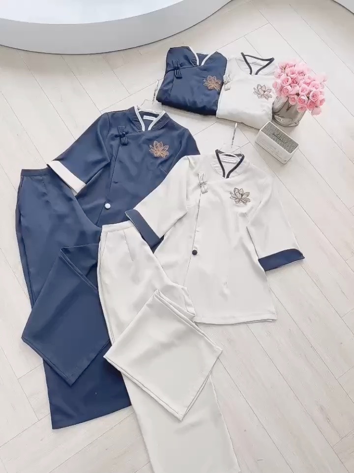 PHÁP PHỤC ĐI CHÙA CỔ TÀU NỮ