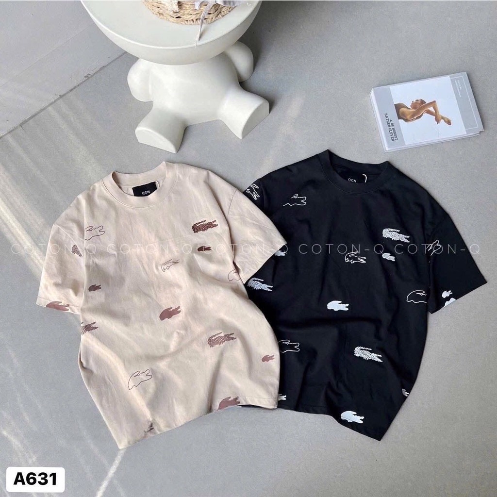 ÁO PHÔNG HOẠ TIẾT CÁ SẤU 2 MÀU NỮ