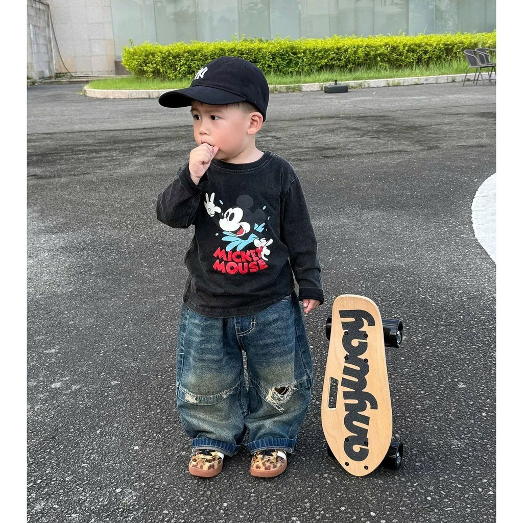 SET BỘ DÀI ÁO MICKEY QUẦN BÒ BÉ TRAI