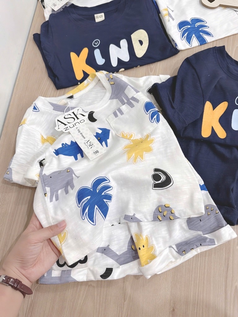 SET 2 BỘ KIND THAN TRẮNG BÉ TRAI SẴN
