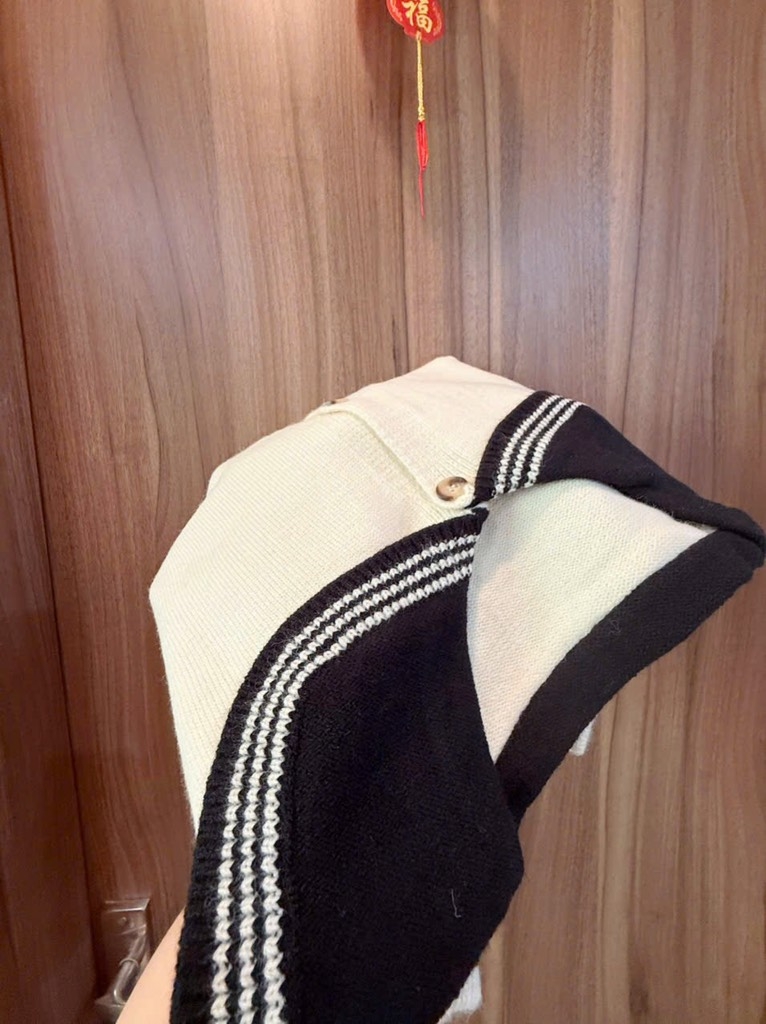 ÁO LEN CARDIGAN 2 MÀU CỔ THUỶ THỦ NỮ THU ĐÔNG SẴN