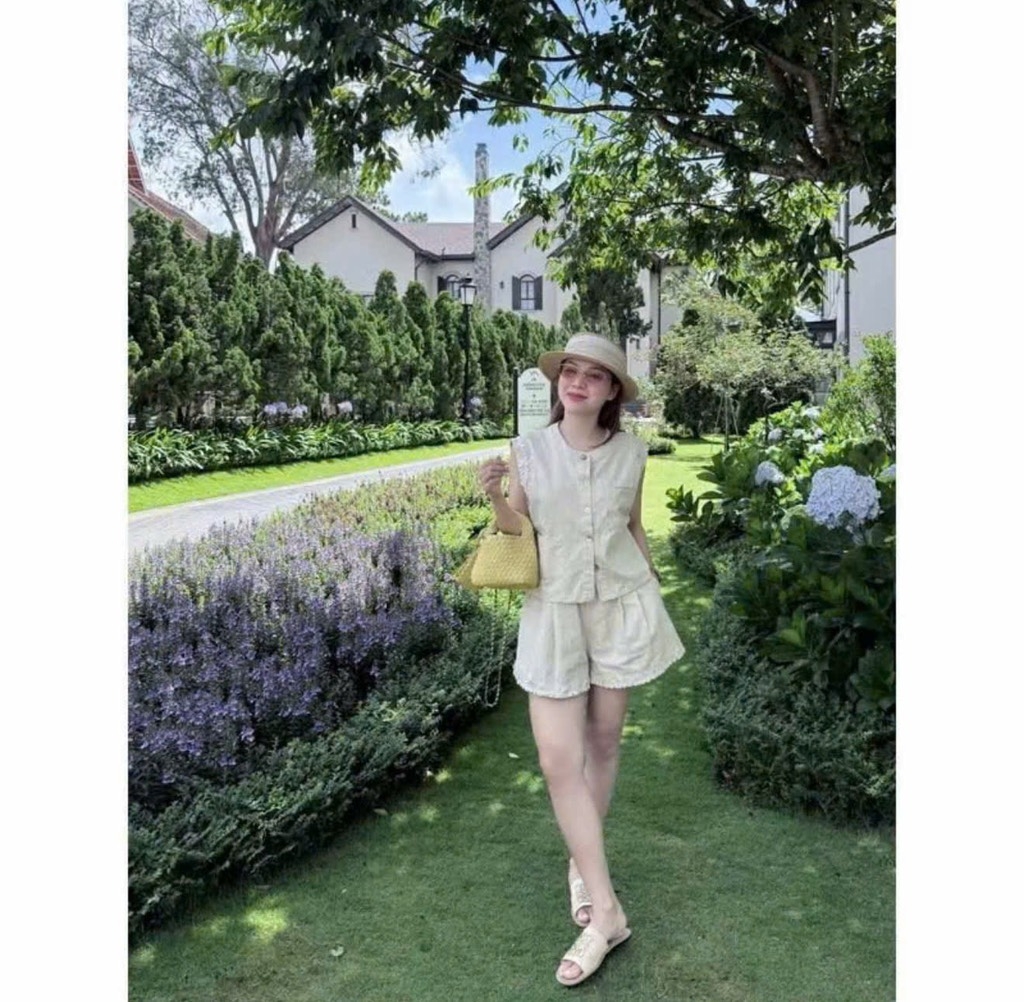SET BỘ CỘC REN HOA VIỀN NỮ