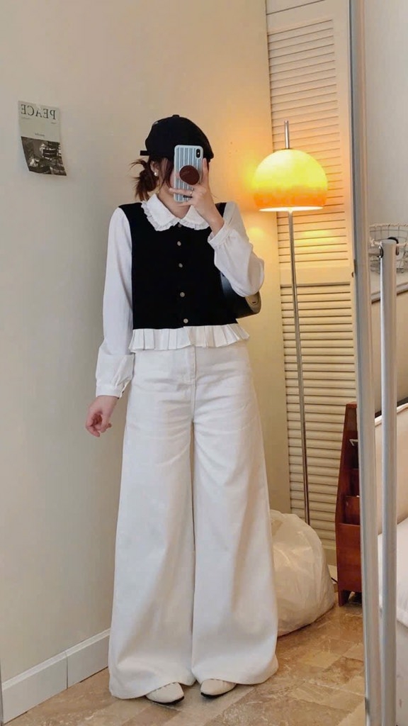 SƠ MI PHỐI GHILE LEN LIỀN NỮ