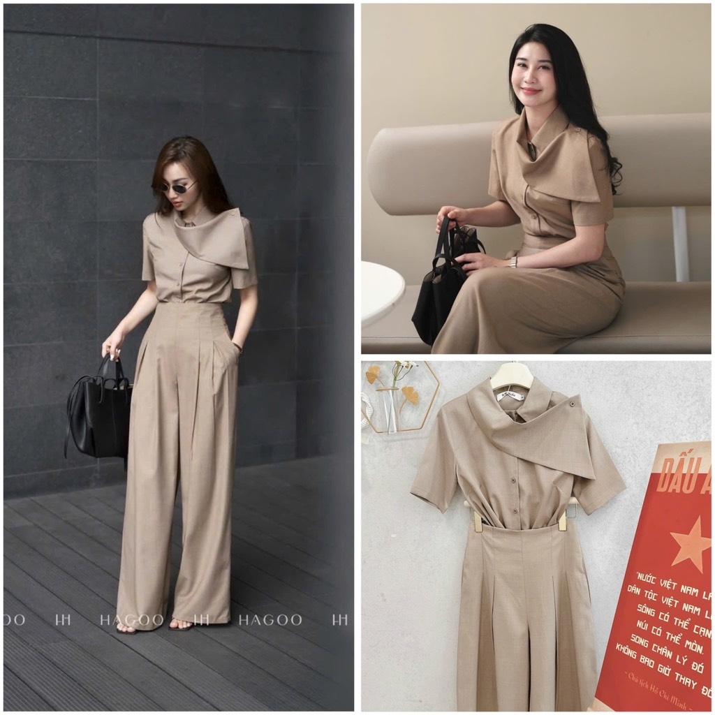 SET NÂU CỔ CÁCH ĐIỆU MIX QUẦN LY NỮ (ĐẶT SLL)