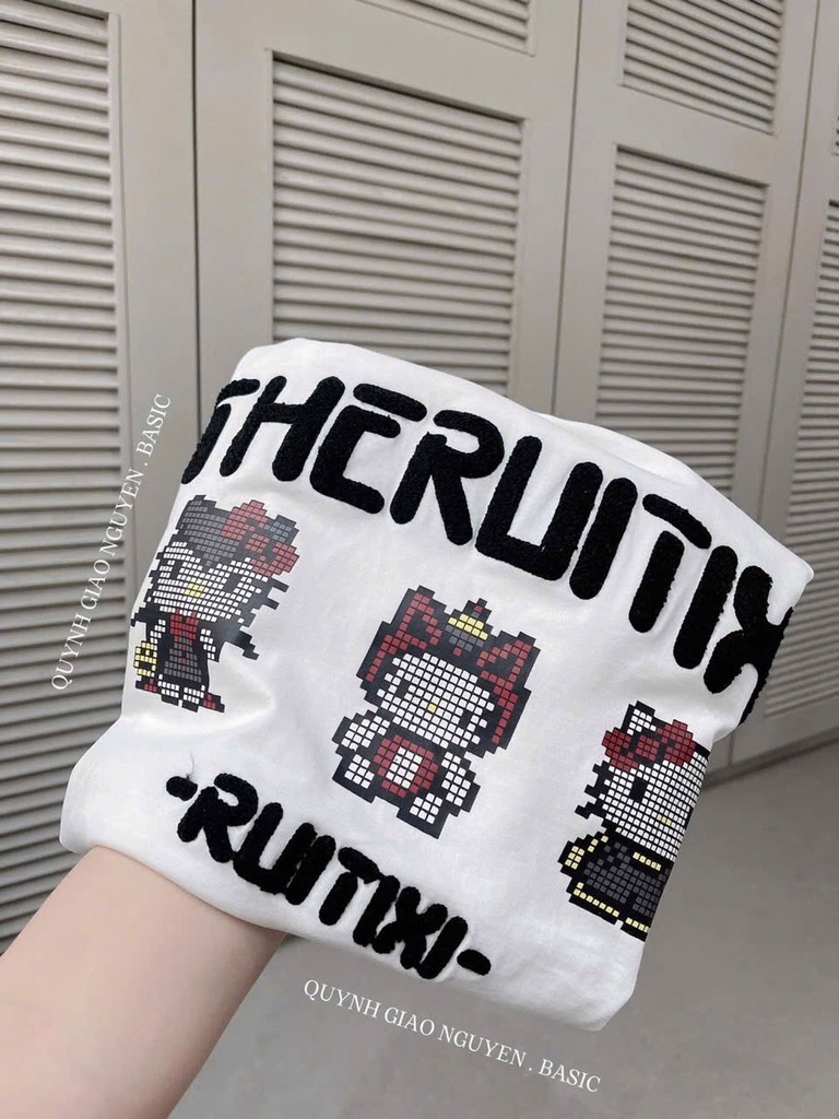 ÁO PHÔNG THERUITIXI HELLO KITTY CHO NỮ SẴN