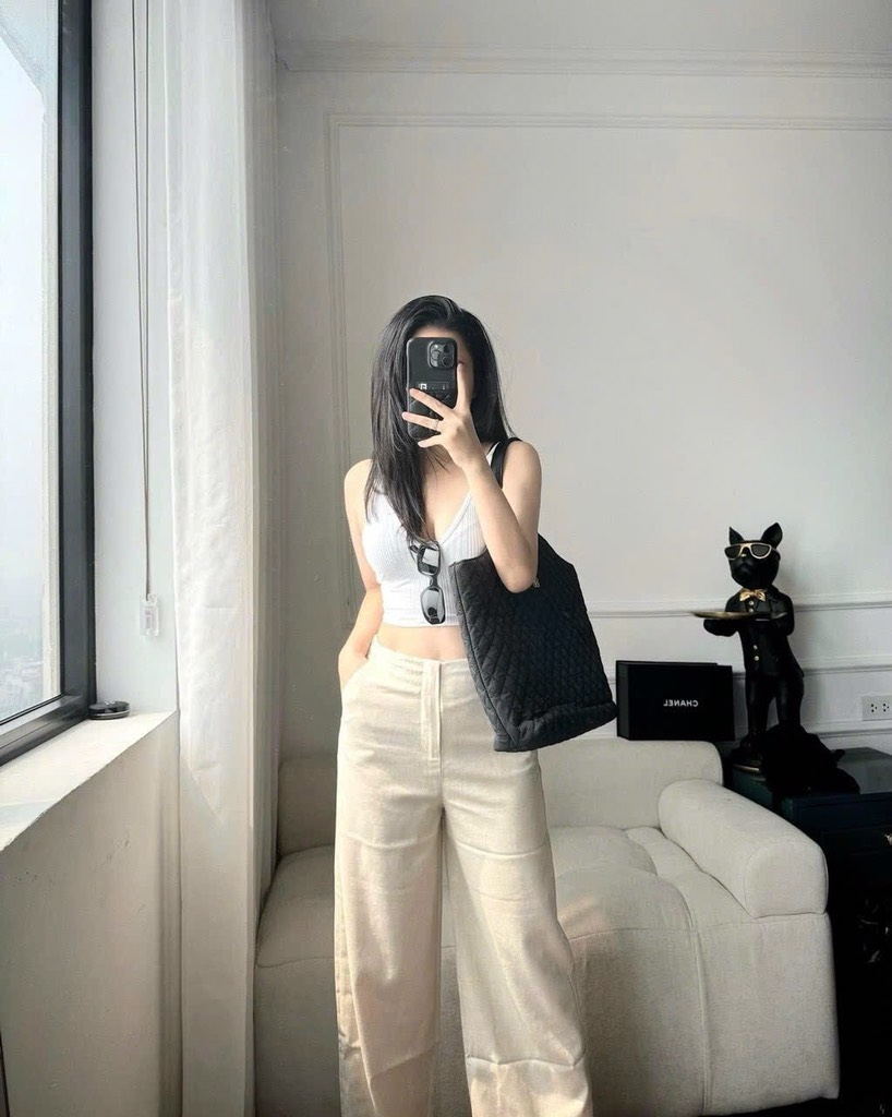 QUẦN LINEN SUÔNG 2 MÀU CHO NỮ