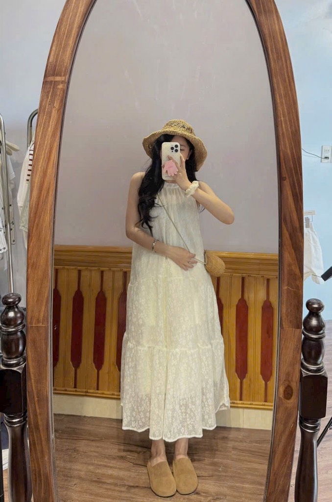 VÁY CỔ YẾM NỮ