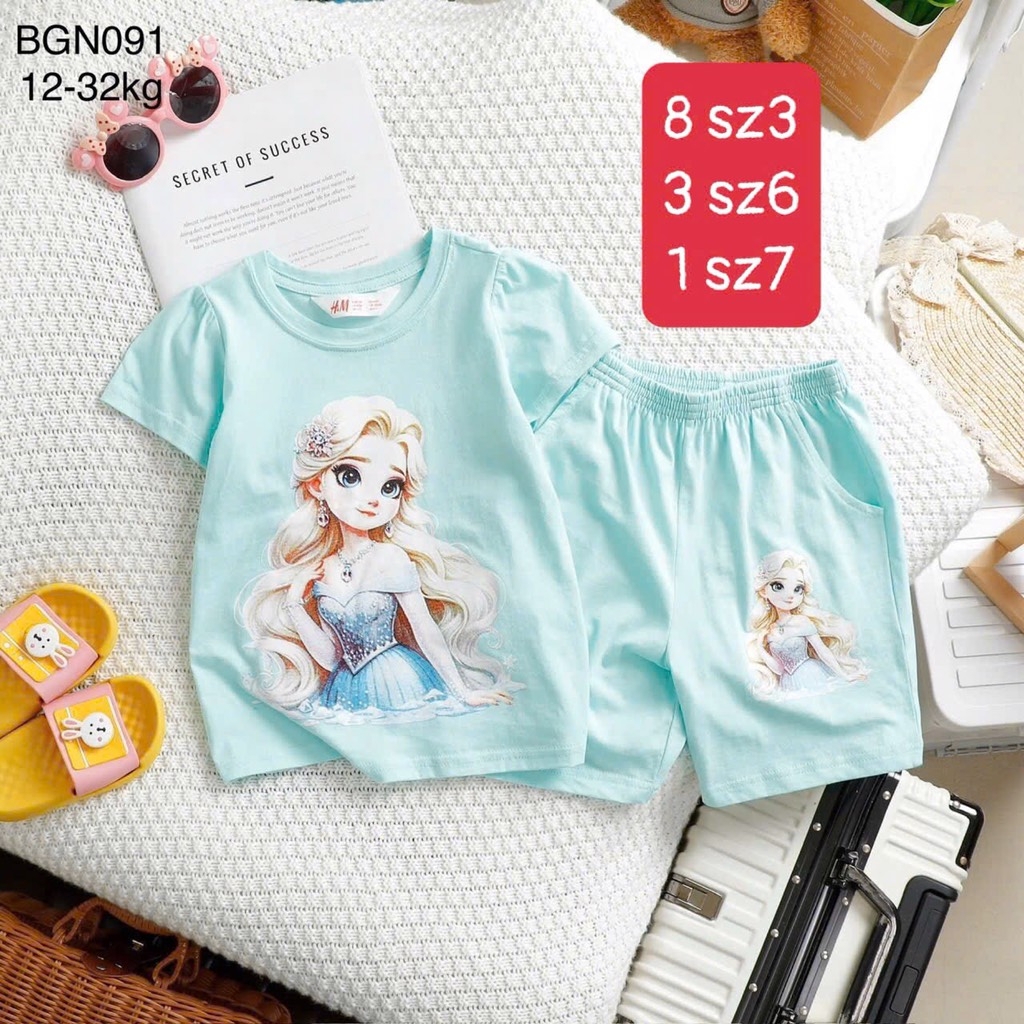 BỘ ĐÙI BÉ GÁI NHÍ XUẤT SIÊU XINH MỀM MÁT 4 MÀU BÉ GÁI