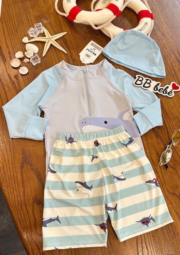 BỘ BƠI CÁ MẬP BÉ TRAI (SALE 49k)