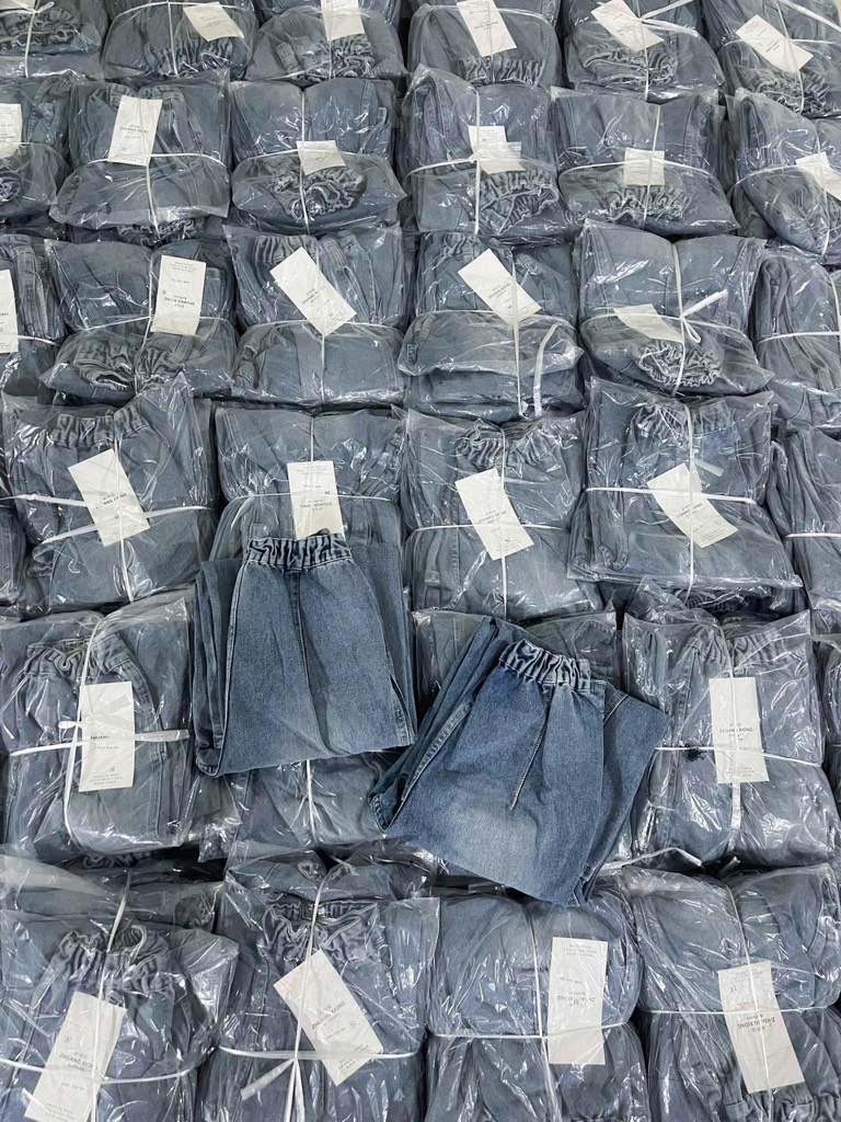 QUẦN JEANS BAGGY CẠP BÁN CHUN NỮ