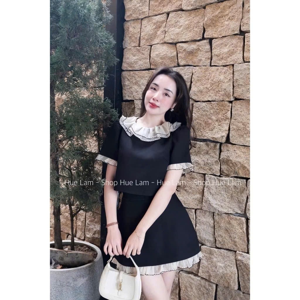 SET BÈO VIỂN PHỐI THỜI TRANG – XINH ĐEN ĐỎ NỮ SẴN (SALE 170k)