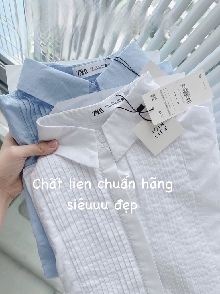 ÁO SƠ MI ZR LI DỌC DÀI TAY NỮ SẴN