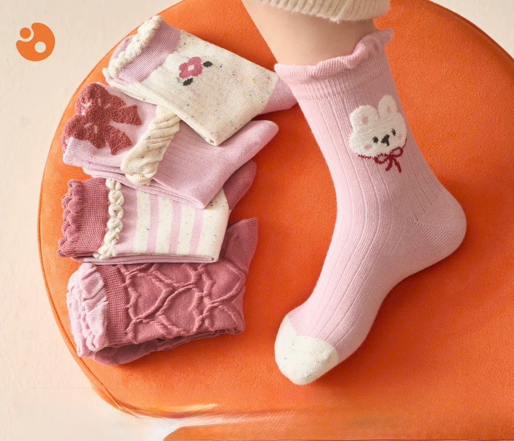 SET TẤT TONE HỒNG BÉ GÁI