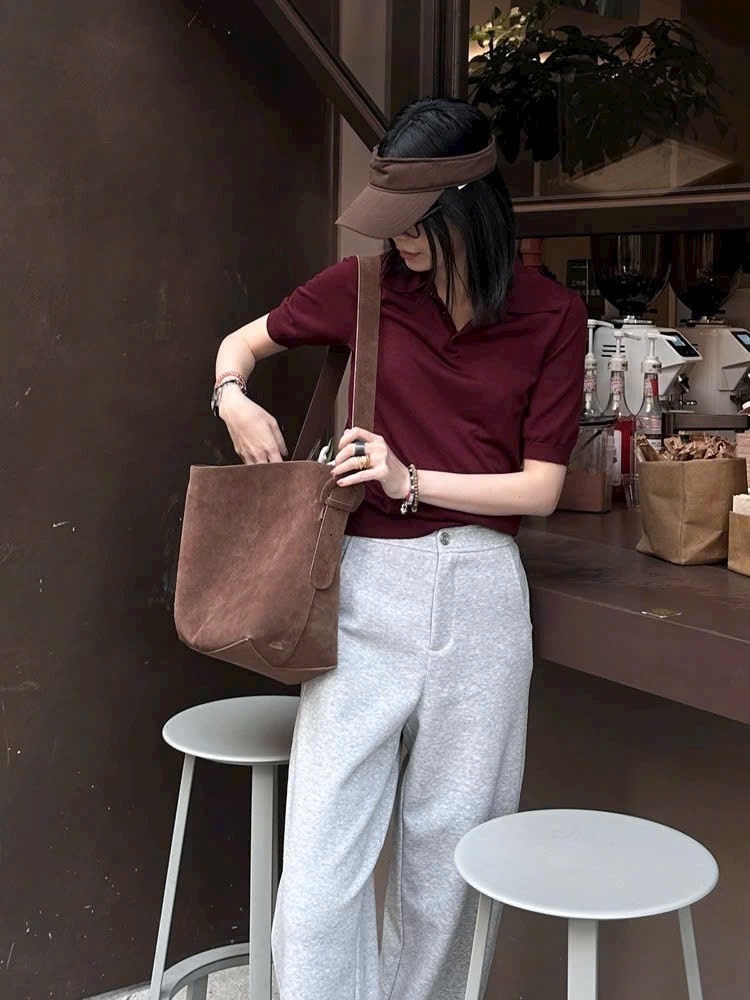 ÁO LEN Z.R ĐỎ ĐÔ CỘC TAY NỮ