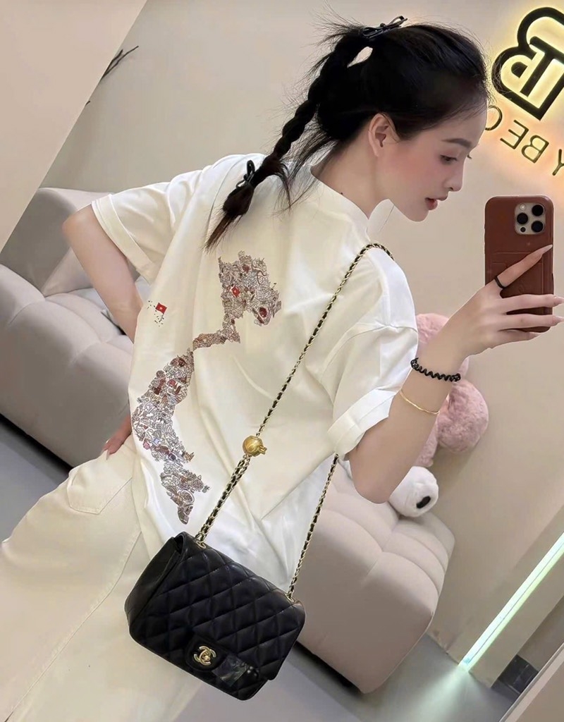 ÁO PHÔNG IN HÌNH BẢN ĐỒ VIỆT NAM MẸ CON SẴN (LOẠI ĐẮT)