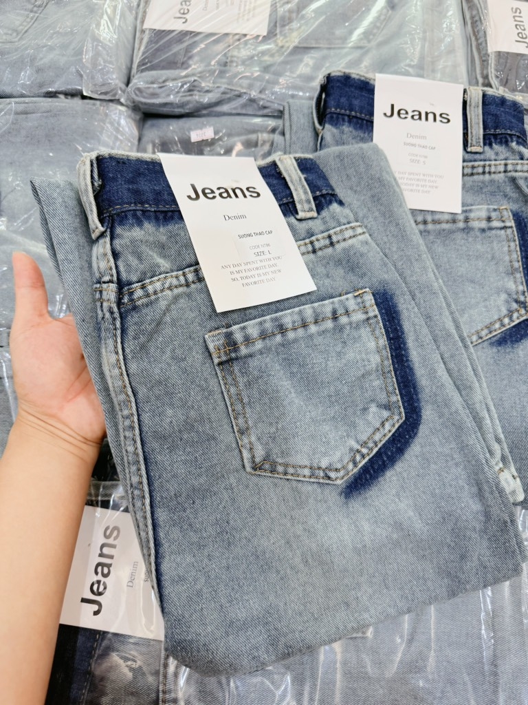 QUẦN BÒ NỮ SUÔNG CẠP ĐẬM