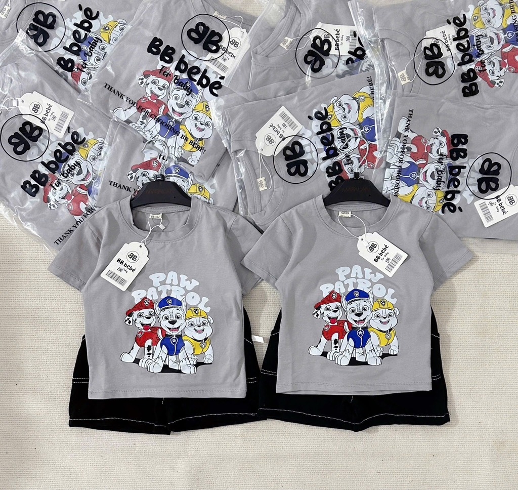 SET BỘ CHÚ CHÓ CỨU HỘ XÁM BÉ TRAI (SALE 59k)