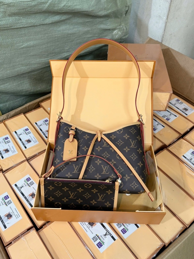 TÚI XÁCH - TÚI LV CARRYALL HỘP NAM CHÂM NỮ