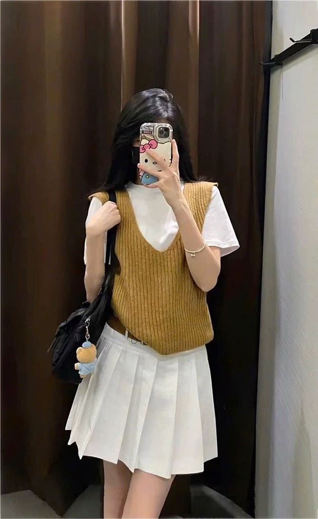 SET ÁO PHÔNG + GILE LEN ZARAAA NỮ THU ĐÔNG