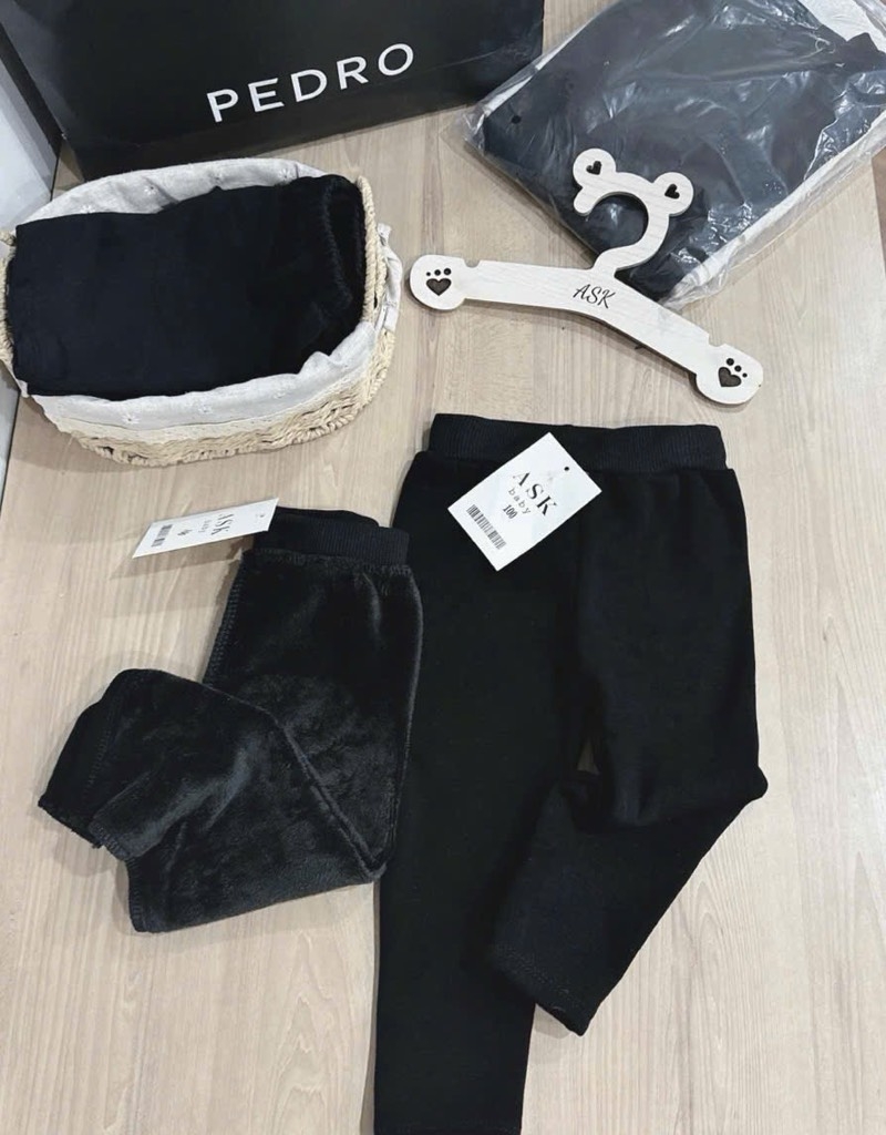 QUẦN LEGGING LÓT LÔNG DÀI BÉ GÁI