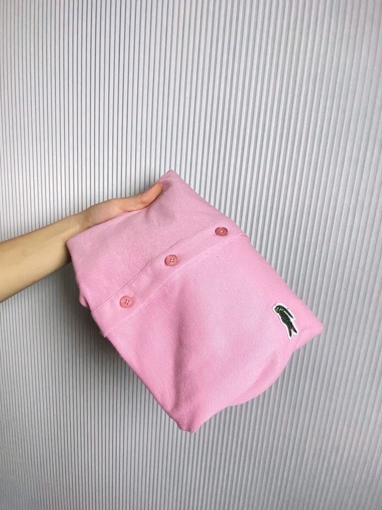 ÁO POLO CÁ XẤU HỒNG CỔ VIỀN NỮ SẴN