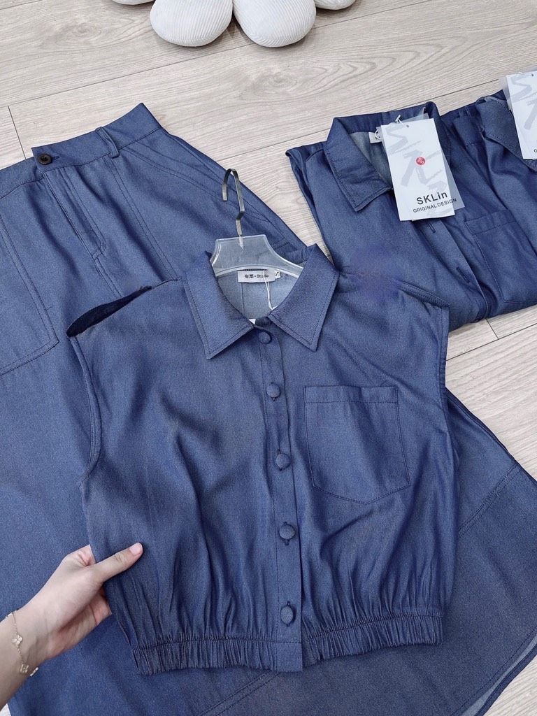 SET VÁY BÒ LỤA CÚC BỌC CÁ VAI CHUN GẤU NỮ SẴN (SALE 99k)