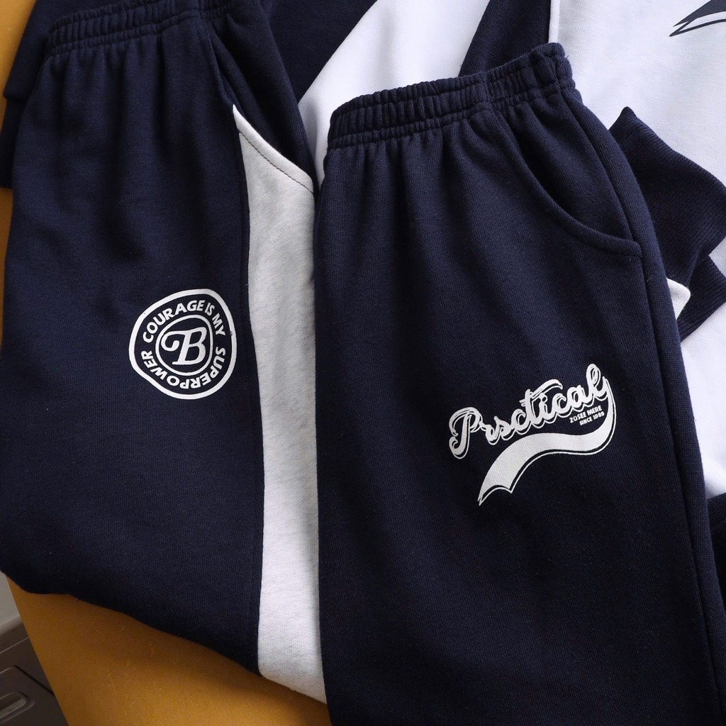 BỘ DÀI NỈ COURAGE PRACTICAL PHỐI MÀU BÉ TRAI SIZE ĐẠI