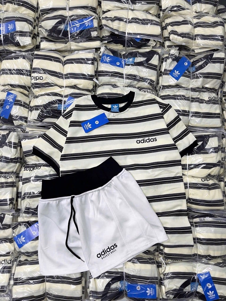 SET BỘ DAS CỘC KẺ NGANG KÈM QUẦN ĐÙI NỮ
