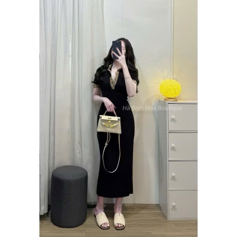 VÁY BODY CỔ KẺ BBR NỮ(XẢ 99k)