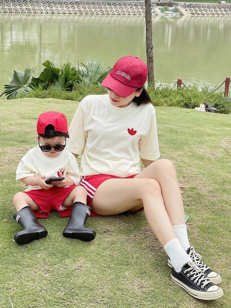 SET BỘ MẸ BÉ DAS QUẦN ĐỎ