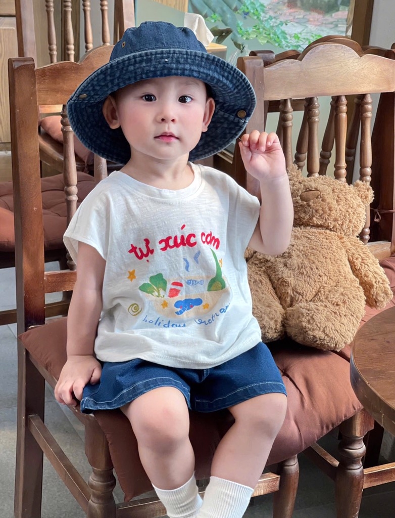 SET 3 ÁO PHÔNG TỰ XÚC CƠM - TỰ ĐÁNH RĂNG - TỰ THAY ĐỒ BÉ TRAI BÉ GÁI