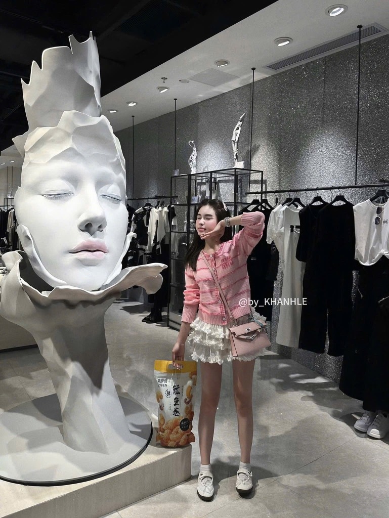 ÁO LEN CAẢDIGAN HỒNG MIU MIU NỮ