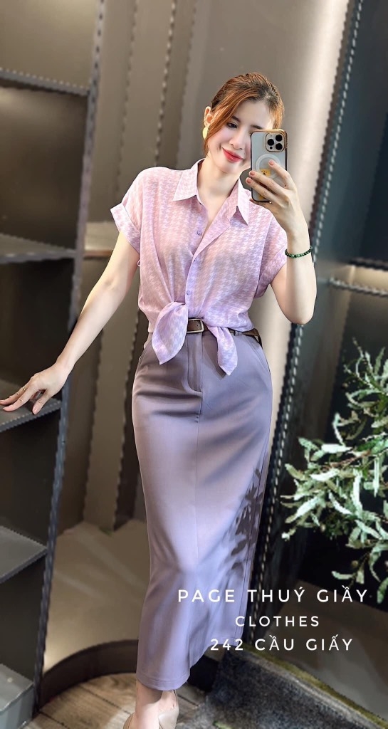 ÁO SƠ MI GU TAY LV DÍC DẮC NỮ SẴN( xả 79k )