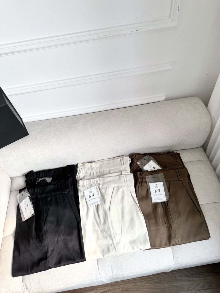 QUẦN VẢI SUÔNG ỐNG GẬP(xả55k)