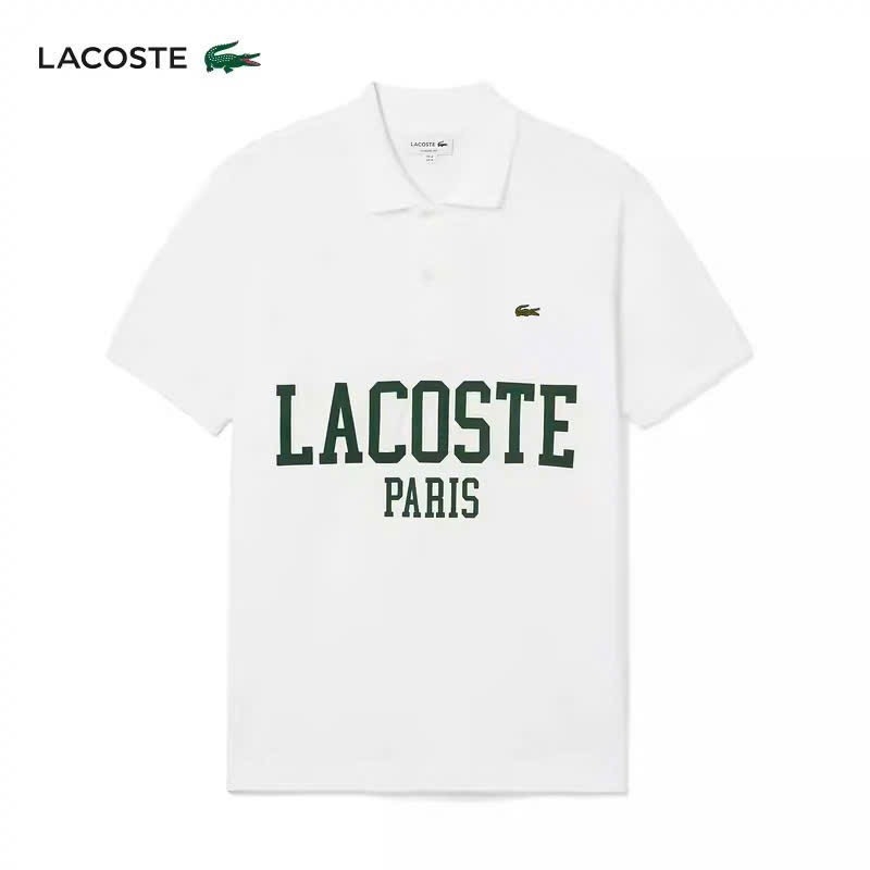 ÁO POLO TRẮNG LASCOT XANH NAM (SALE 99k)