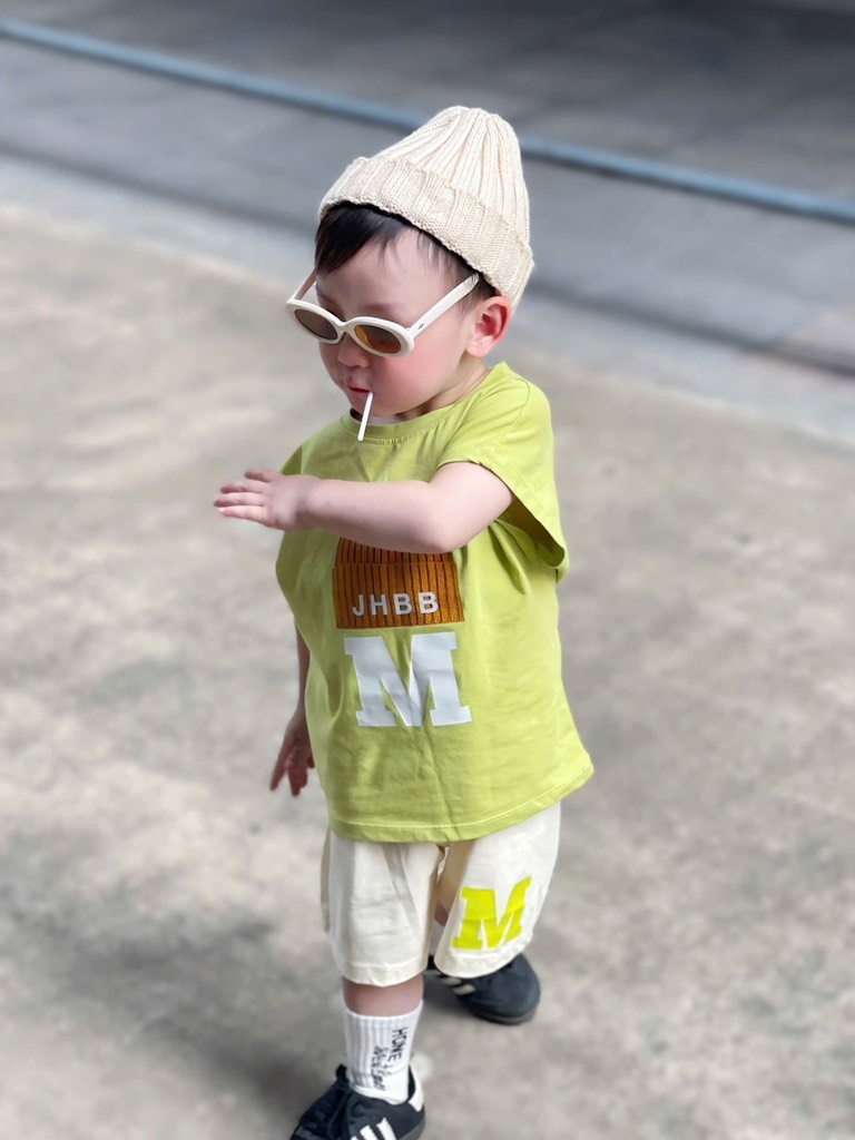 SET CHỮ M XANH LÁ BÉ TRAI(XẢ 39k)