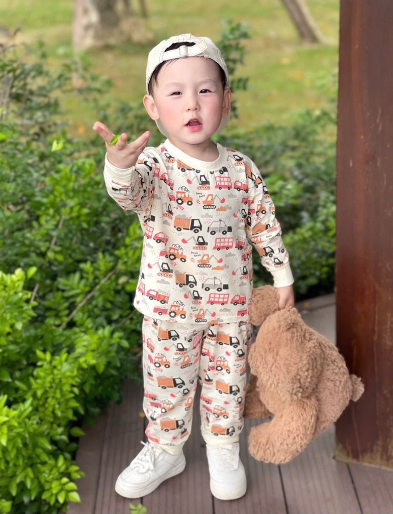 SET 2 BỘ DÀI OTO NHÍ MÀU ĐỎ KẺ GHI BÉ TRAI SẴN