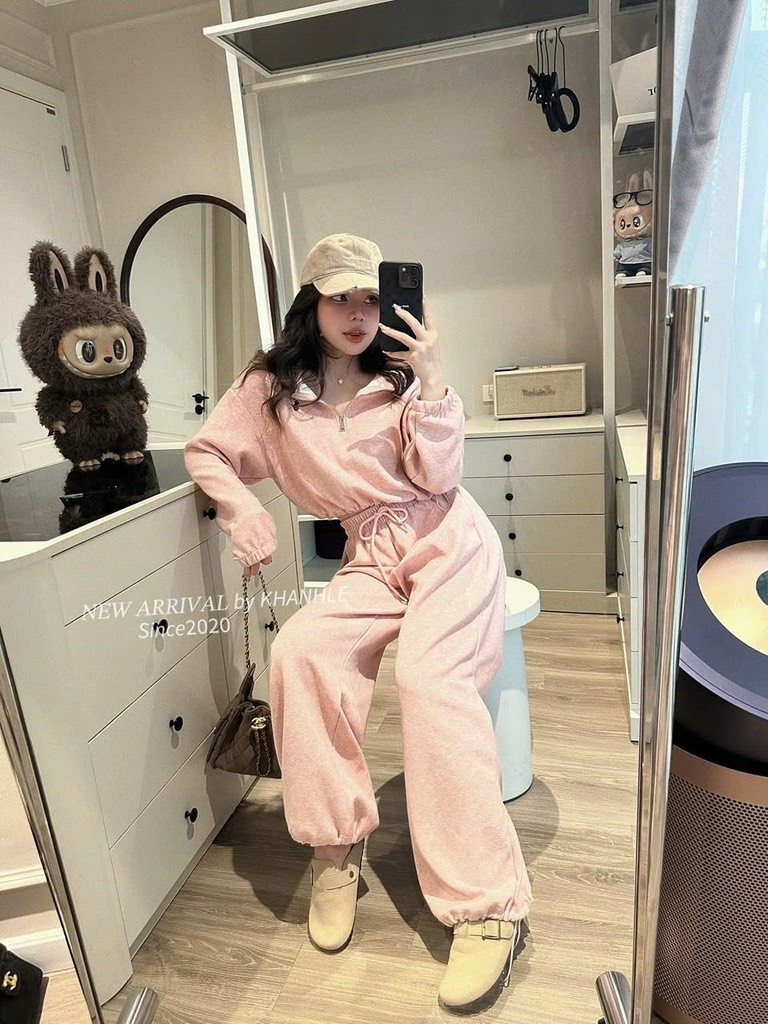 SET BỘ DÀI NỈ THÊU NGỰA 3 MÀU NỮ THU ĐÔNG