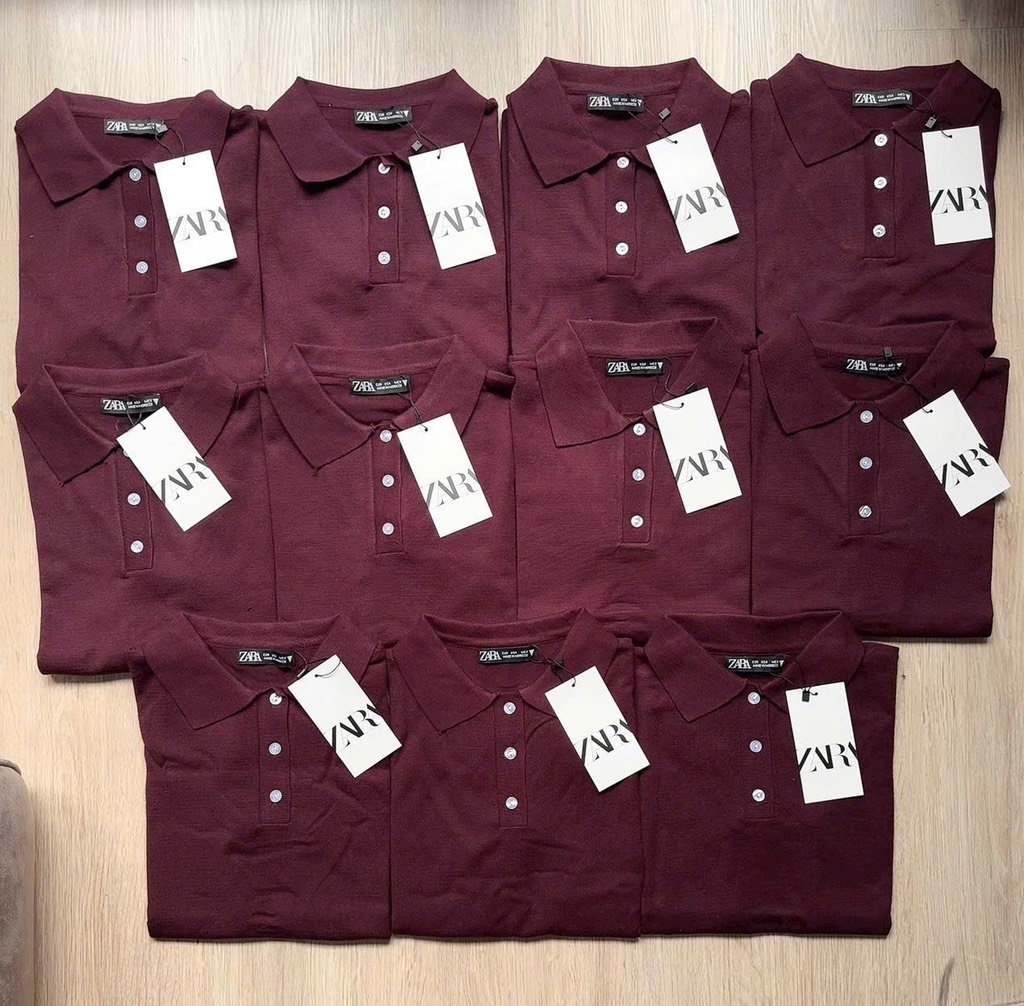 ÁO LEN Z.R ĐỎ ĐÔ CỘC TAY NỮ