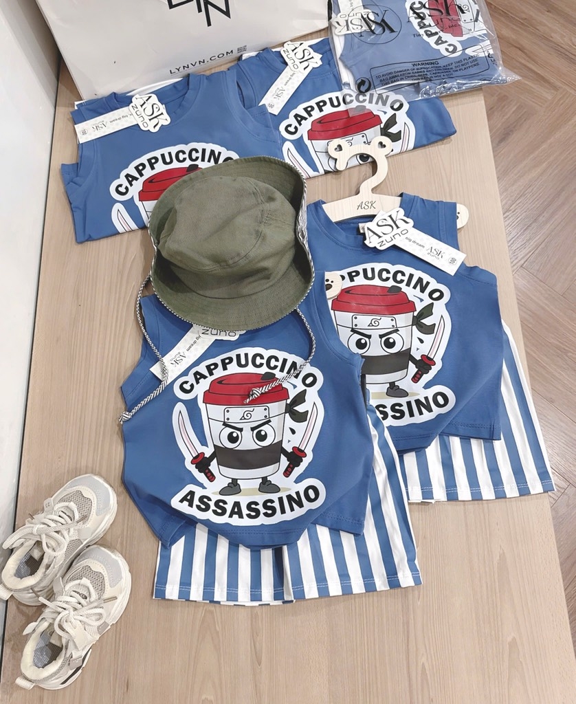 BỘ CAPPUCCINO ASSASSINO BÉ TRAI