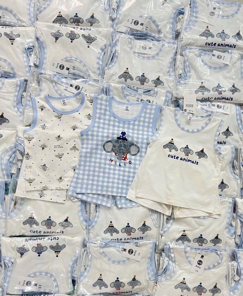 SET 3 BỘ ANIMALS BÉ TRAI BÉ GÁI SẴN ( SALE 99k)