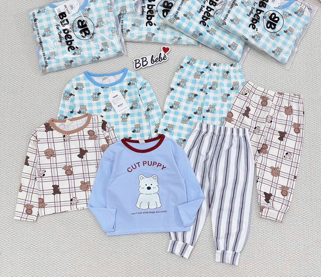 SET 3 BỘ DÀI GẤU HÀN BÉ TRAI HÀN QUỐC SẴN