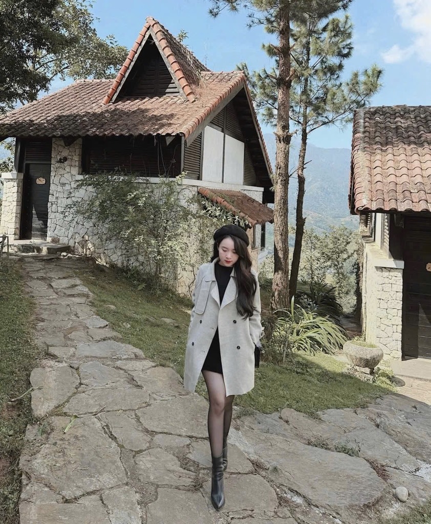 ÁO KHOÁC DẠ DÁNG CHÙM MÔNG NỮ THU ĐÔNG