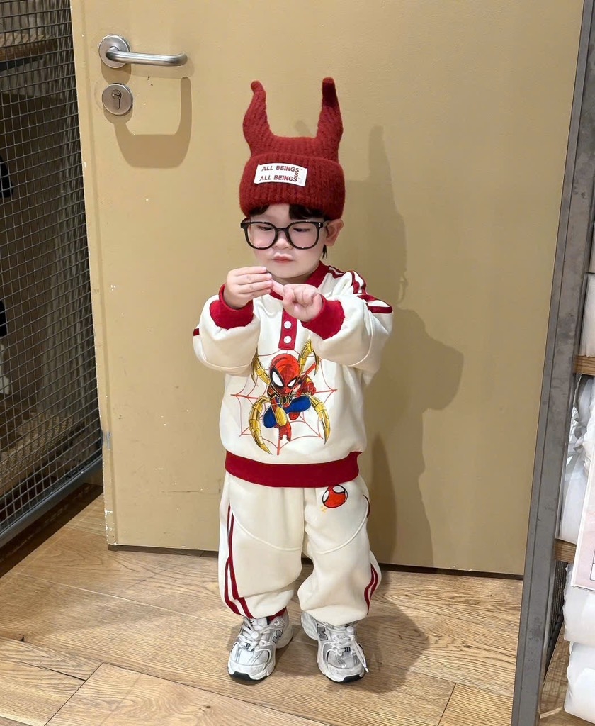 SET BỘ DÀI NỈ SIÊU NHÂN MARVAL 2 MÀU PHỐI BÉ TRAI