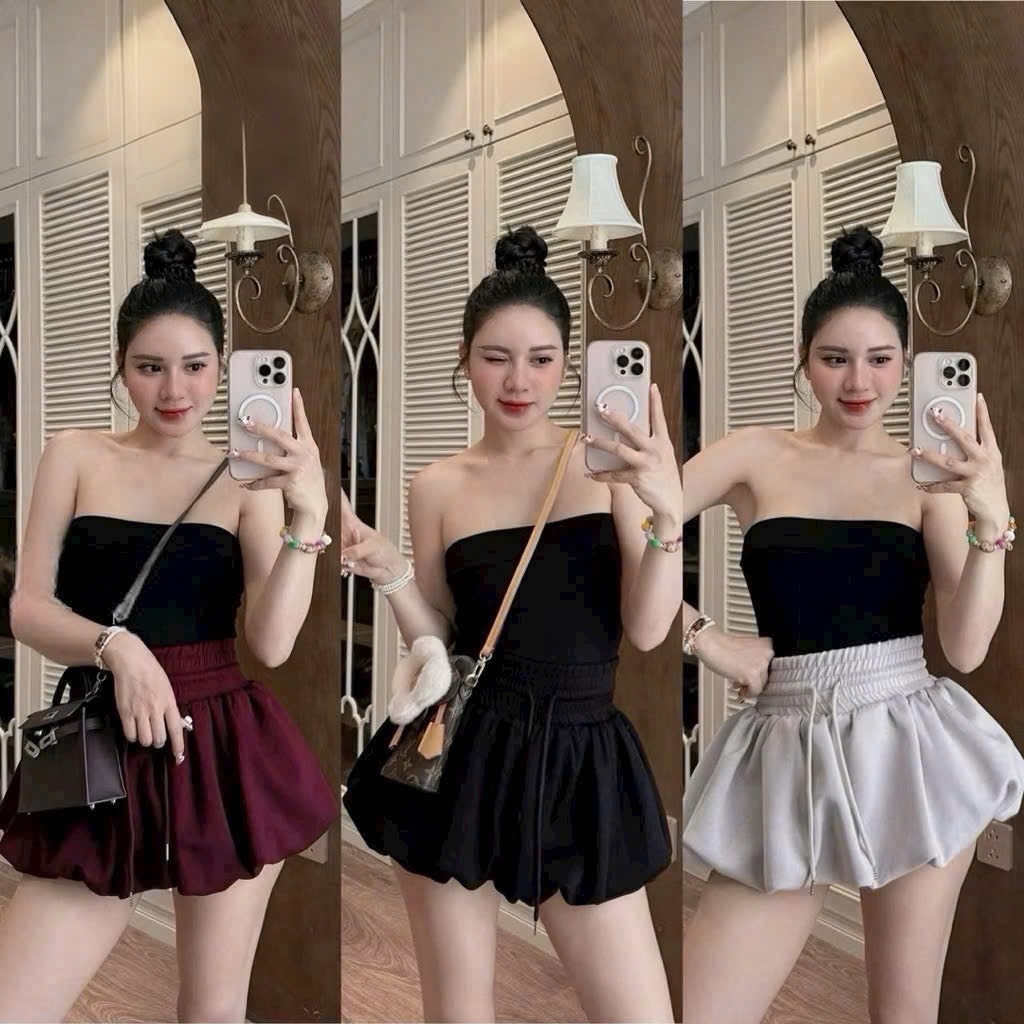 CHÂN VÁY NỈ BÍ NGẮN 3M NỮ