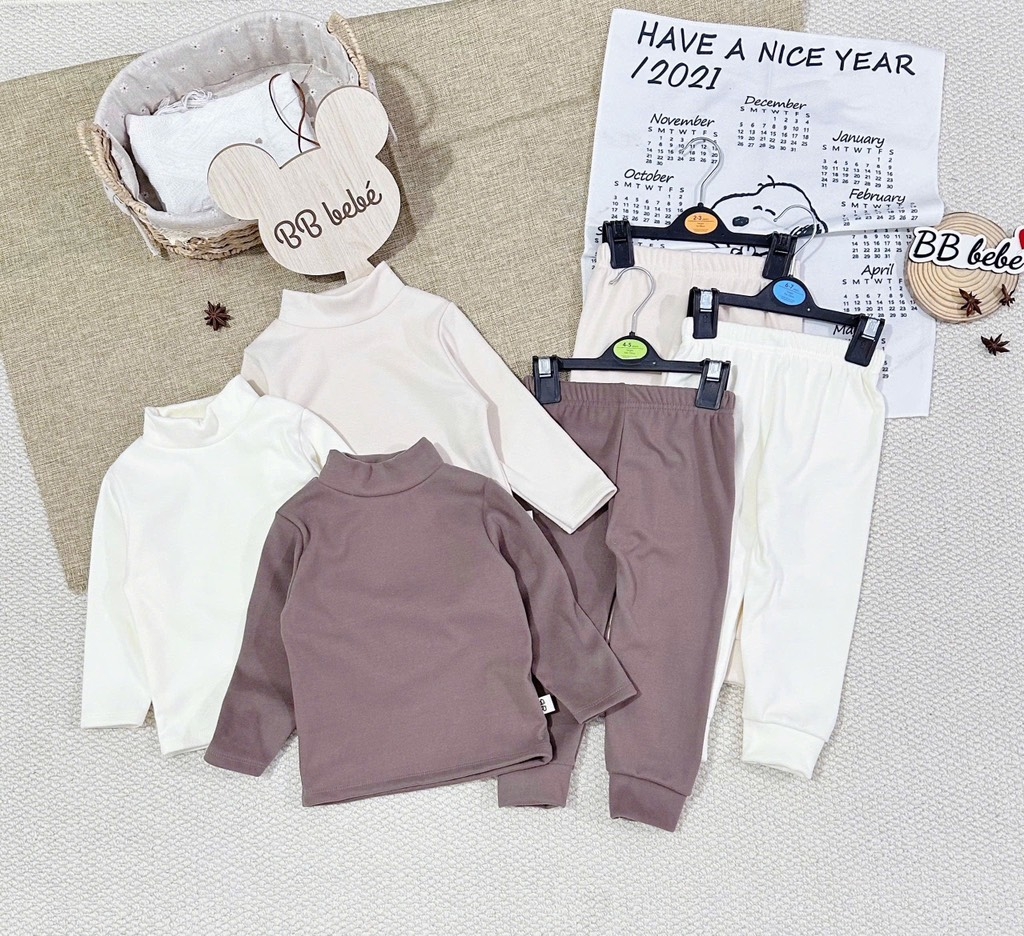 SET 3 BỘ DÀI ZIP LÔNG BÉ TRAI BÉ GÁI