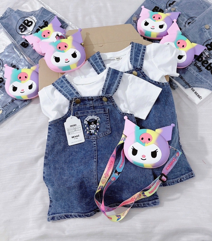 SET YẾM BÒ KURUMI BÉ GÁI (KÈM TÚI) SẴN (xả 79k)