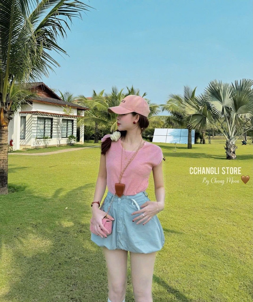 SET ÁO MIX CHÂN VÁY BỒNG HOT HIT NỮ SẴN